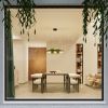 Lustres Aluminium Noir LED 1 Rio Bio