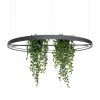 Lustres Aluminium Noir LED 1 Rio Bio