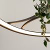 Lustres Aluminium Noir LED 1 Rio Bio