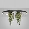 Lustres Aluminium Noir LED 1 Rio Bio
