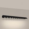 Suspensions Aluminium Noir LED 1 Biscuit