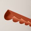 Suspensions Aluminium Ocre Rouge LED 1 Biscuit