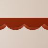 Suspensions Aluminium Ocre Rouge LED 1 Biscuit