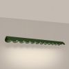 Suspensions Aluminium Vert Olive LED 1 Biscuit