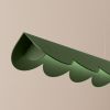 Suspensions Aluminium Vert Olive LED 1 Biscuit