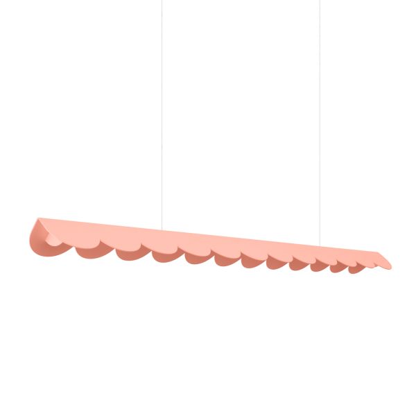 Suspensions Aluminium Pêche LED 1 Biscuit