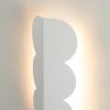 Appliques murales Aluminium Blanc G9 2 Biscuit