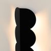 Appliques murales Aluminium Noir G9 2 Biscuit