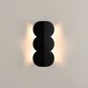 Appliques murales Aluminium Noir G9 2 Biscuit