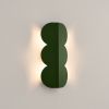 Appliques murales Aluminium Vert Olive G9 2 Biscuit