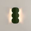 Appliques murales Aluminium Vert Olive G9 2 Biscuit