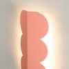 Appliques murales Aluminium Pêche G9 2 Biscuit