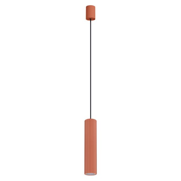 Suspensions Aluminium Ocre Rouge LED 1 Ivar