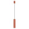 Suspensions Aluminium Ocre Rouge LED 1 Ivar