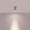 Plafonniers Aluminium Taupe LED 1 Ivar