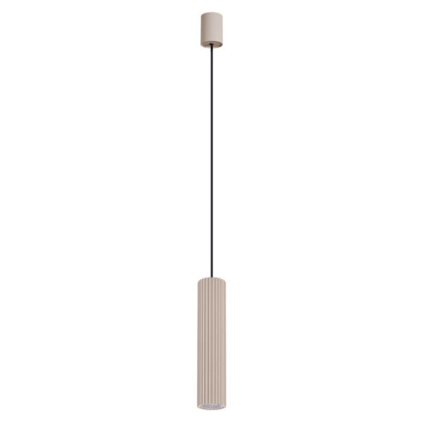 Suspensions Aluminium Taupe LED 1 Ivar