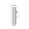 Appliques murales Aluminium Noir LED 2 Ivar