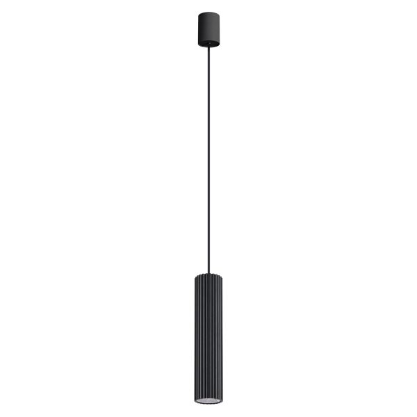 Suspensions Aluminium Noir LED 1 Ivar