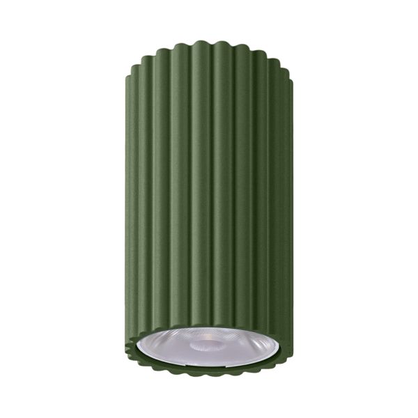 Plafonniers Aluminium Vert Olive LED 1 Ivar