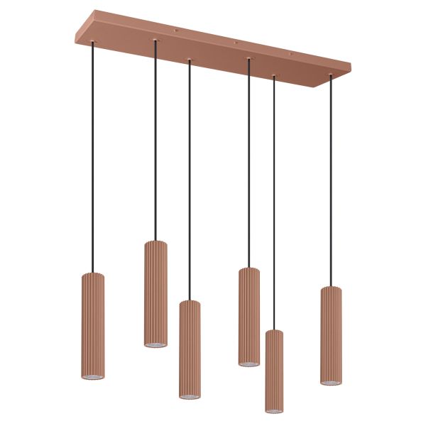 Suspensions Aluminium Moka LED 6 Ivar