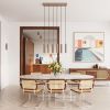 Suspensions Aluminium Taupe LED 1 Ivar