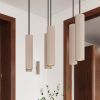 Suspensions Aluminium Taupe LED 6 Ivar