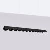 Suspensions Aluminium Noir LED 1 Biscuit