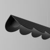 Suspensions Aluminium Noir LED 1 Biscuit