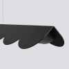 Suspensions Aluminium Noir LED 1 Biscuit