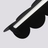 Suspensions Aluminium Noir LED 1 Biscuit