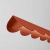 Suspensions Aluminium Ocre Rouge LED 1 Biscuit