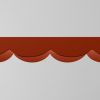Suspensions Aluminium Ocre Rouge LED 1 Biscuit