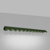 Suspensions Aluminium Vert Olive LED 1 Biscuit