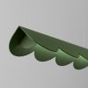 Suspensions Aluminium Vert Olive LED 1 Biscuit