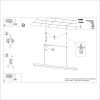 Suspensions Aluminium Vert Olive LED 1 Biscuit