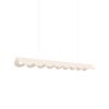 Suspensions Aluminium Beige LED 1 Biscuit