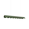Suspensions Aluminium Vert Olive LED 1 Biscuit