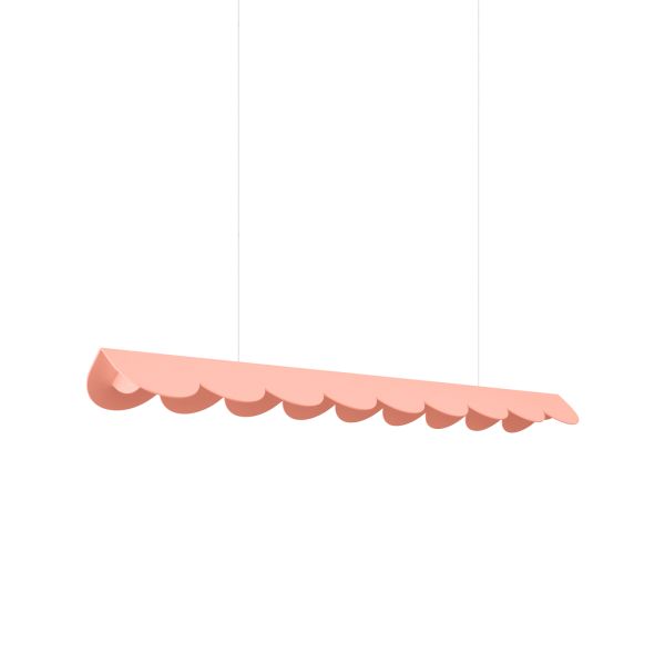 Suspensions Aluminium Pêche LED 1 Biscuit