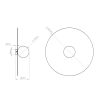 Appliques murales Acier Outremer G9 1 Ake