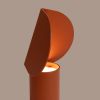 Lampes de bureau Aluminium Ocre Rouge LED 1 Biscuit