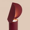 Lampes de bureau Aluminium Bourgogne LED 1 Biscuit