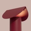 Lampes de bureau Aluminium Bourgogne LED 1 Biscuit