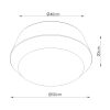 Plafonniers Parchemin Blanc E27 3 Top