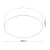 Plafonniers Parchemin Blanc E27 3 Top