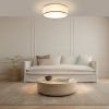 Plafonniers Parchemin Blanc E27 3 Top