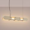 Suspensions Acier Beige LED 1 Chain