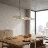Suspensions Acier Beige LED 1 Chain