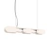Suspensions Acier Beige LED 1 Chain