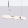 Suspensions Acier Beige LED 1 Chain