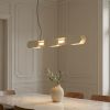 Suspensions Acier Beige LED 1 Chain